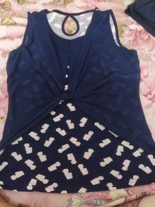 Stylish Navy Blue Top