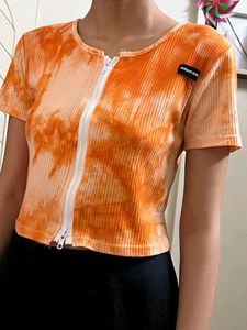 Cute Tie-Dye crop top