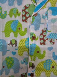Elephant Print Pajama Set(avl Size 2-6 Years)