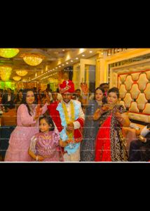 Elegant Wine Pink &amp; Gold Embroidered Lehenga