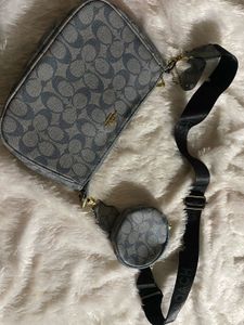 Coach Denim Crossbody Bag