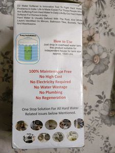 D2 Water Softener