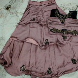 Elegant lehnga with Embroidery blouse