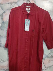 Burgundy Diva Shirt - Classic Style