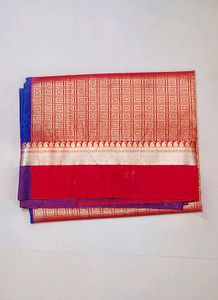Elegant Blue Silk Saree