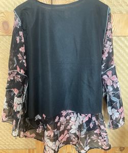 Black Multicoloured Top For Sale