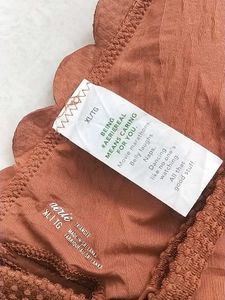 XL Cute Brown Bikini Top(Aerie)