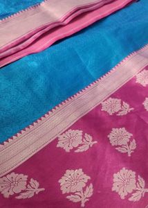 Modern Beautiful Chanderi Silk Saree