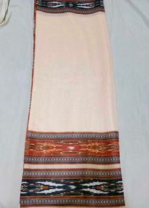 Beige Saree