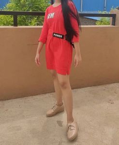 Rio Red T Shirt Dress