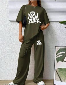 *Stylish New York Print Top &amp; Bottom Set