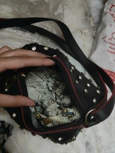 Stylish Black Crossbody Bag