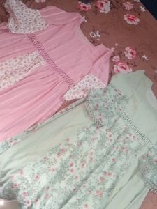 Girls/Women Dress (Green)