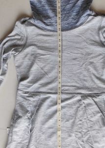 Aventura Brand Rolled Up Coller Hoodie Blue(M)