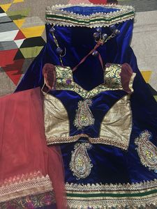 Elegant Blue Lehenga Choli Set