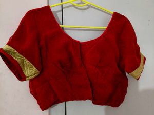 Striped Readymade Saree Blouse