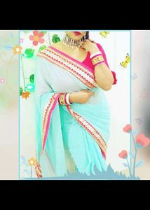 Georgette 💙Saree✨