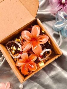 Flower Hair Accessories Set