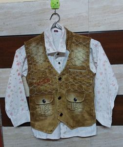 Party Wear Shirt With Jacket