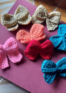 Crochet Bows - Handmade Accessories