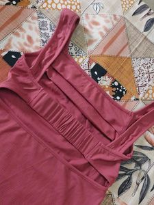Dusty Rose Mini Dress