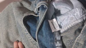 Vintage Wash Straight Leg Jean