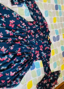 Butterfly Print Dress