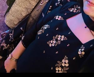 Black Kurta Pant Set