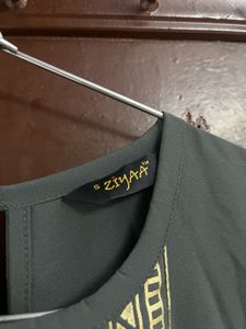 Designed Grey Kurta
