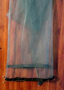 Grey &amp; Black Mirror Work Double Layer Lehnga Choli