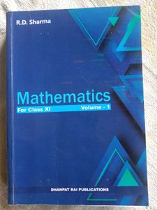 R.D. Sharma Mathematics Class XI