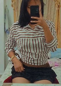 Striped Casual Top