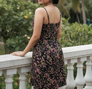 Floral Print Mini Dress