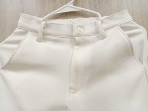 White Cargo Pants