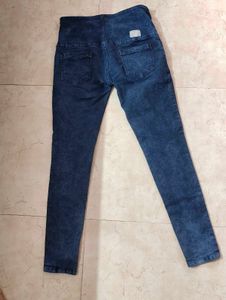 High Waisted Button Front Jeans