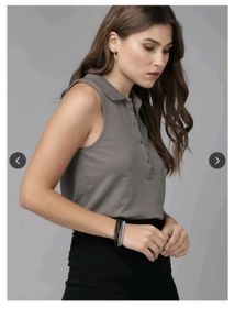 Roadster Sleeveless Polo Top