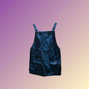 Denim Dungaree Dress