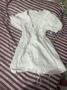 White Boho Dress