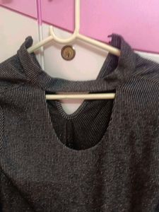 Sparkly Cutout Top
