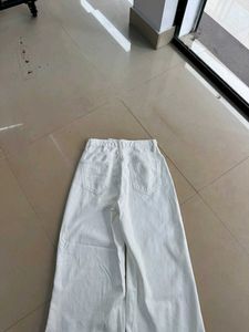 White Wide Leg Jeans