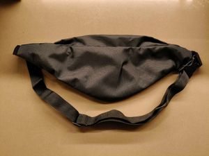 Unbasics Black Fanny Pack