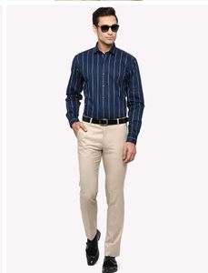 Striped Navy Blue Shirt