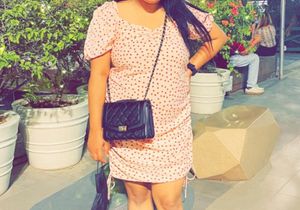 Polka Dot Dress M Size