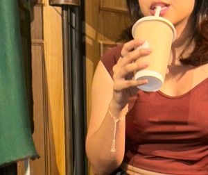 Maroon Casual Crop top