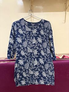 Floral Print Tunic Short Kurti❤️