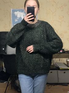 H&M glitter Green Knitted Sweater
