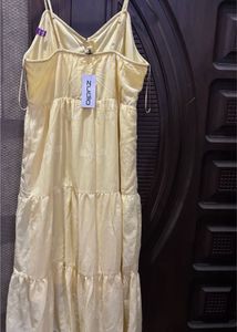Yellow Corset Summer Dress