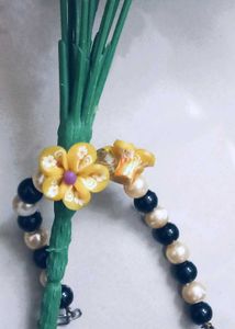 Handmade Floral Made Charm Bracelet