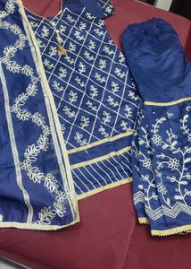 Silver Gota Work Suit Set