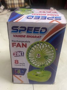 SPEED Vande Bharat Rechargeable Fan
